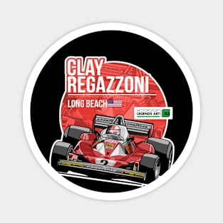 Clay Regazzoni 1976 Long Beach Magnet